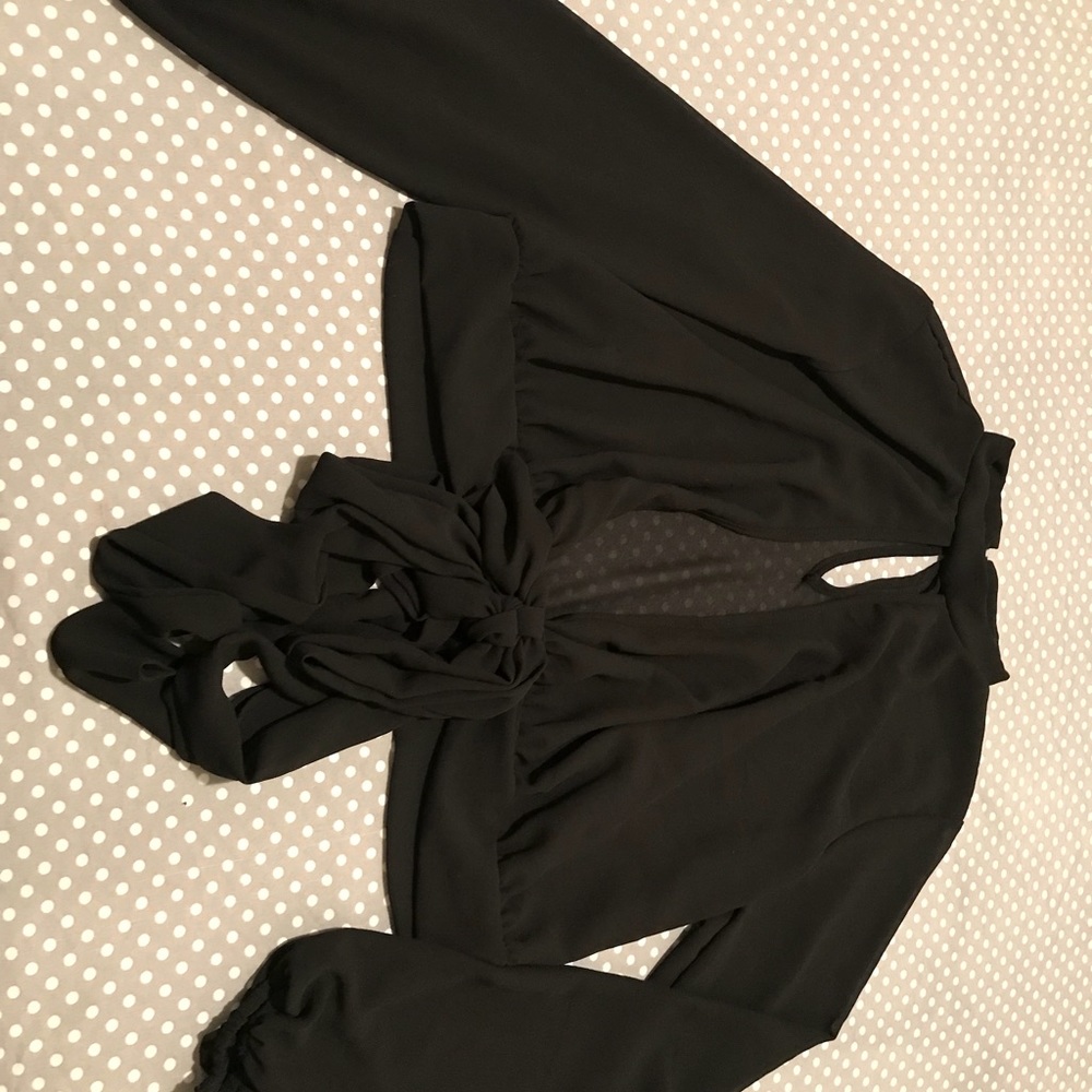 Black Long Sleeve Top...